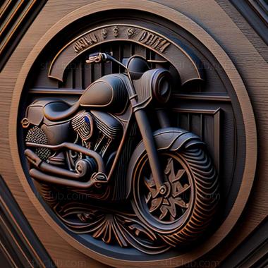 3D мадэль Harley Davidson Street Rod (STL)